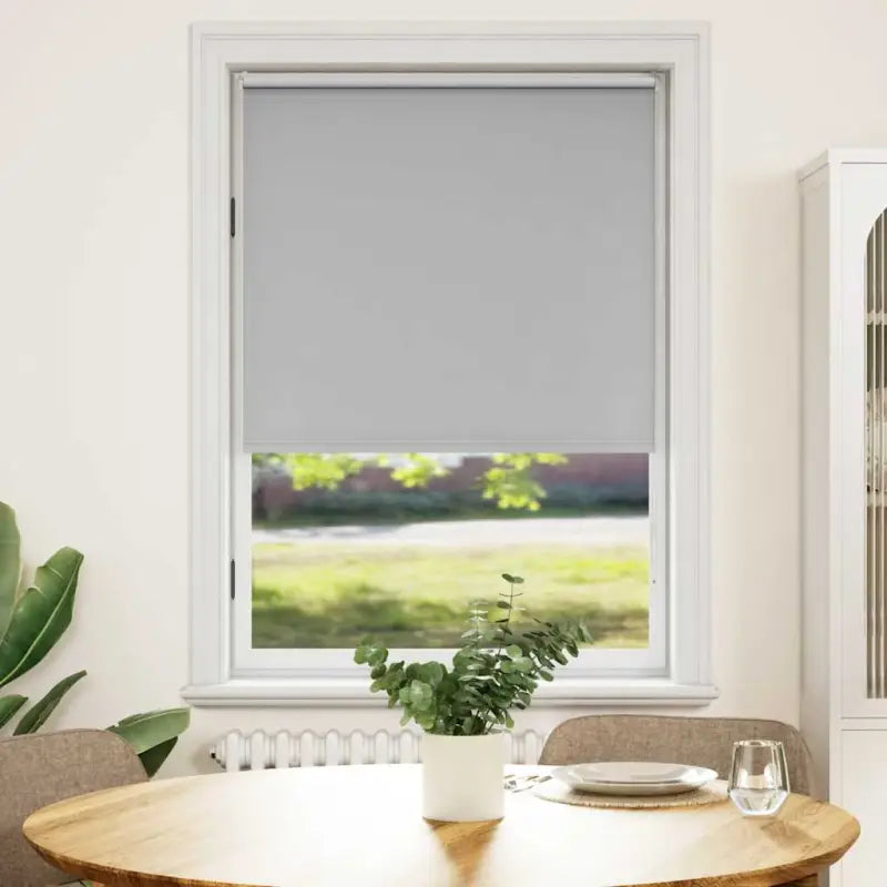 Verduisterende rolgordijnen voor jonge kinderen en optimale lichtcontrole - Grijs / 80 x 175 cm - Jaloezieën &