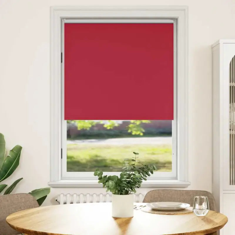 Verduisterende rolgordijnen voor jonge kinderen en optimale lichtcontrole - Rood / 80 x 175 cm - Jaloezieën &