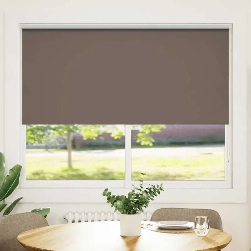 Verduisterende rolgordijnen voor jonge kinderen en optimale lichtcontrole - Koffiebruin / 160 x 175 cm - Jaloezieën &