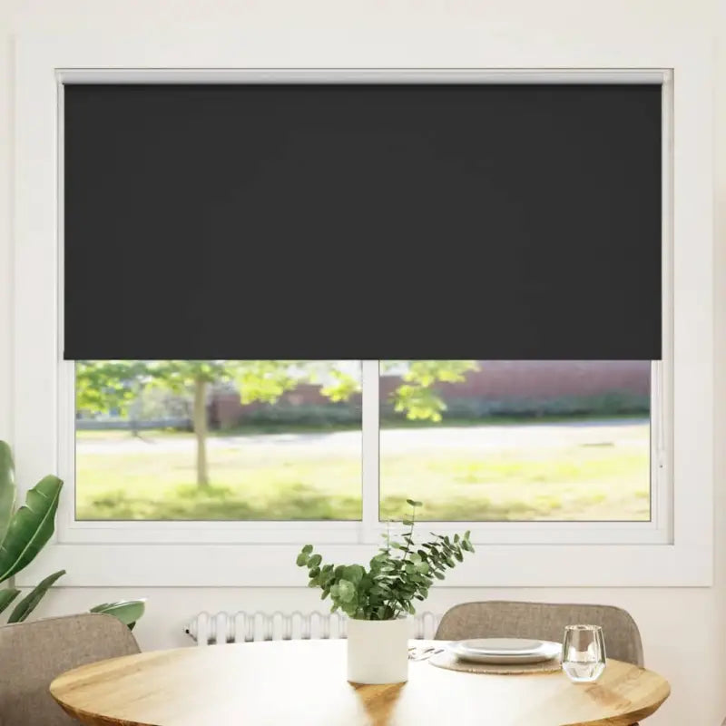 Verduisterende rolgordijnen voor jonge kinderen en optimale lichtcontrole - Zwart / 160 x 175 cm - Jaloezieën &