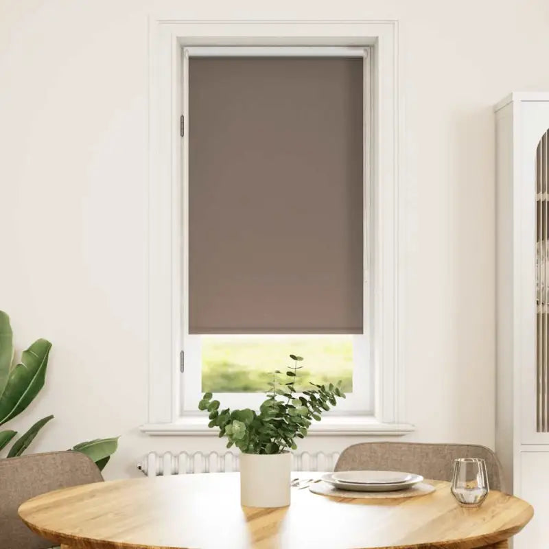 Verduisterende rolgordijnen voor jonge kinderen en optimale lichtcontrole - Koffiebruin / 60 x 120 cm - Jaloezieën &