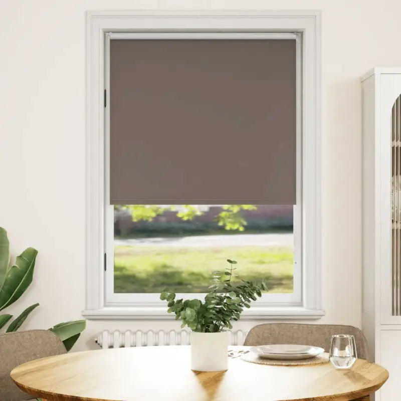Verduisterende rolgordijnen voor jonge kinderen en optimale lichtcontrole - Koffiebruin / 80 x 175 cm - Jaloezieën &