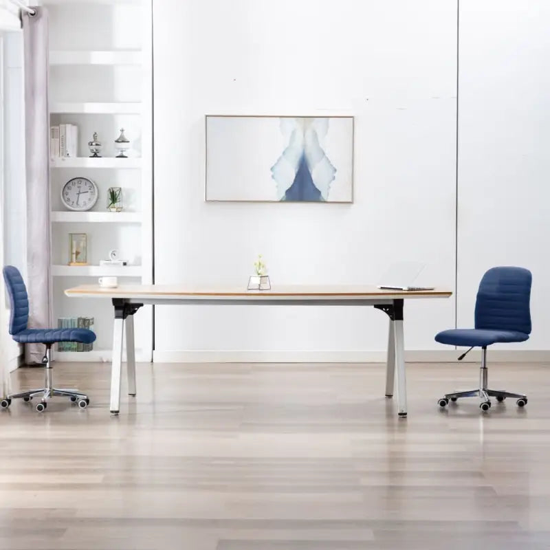 Verstelbare eetkamerstoelen met levering bevat en moderne uitstraling - Blauw / 2 - Eetkamerstoelen