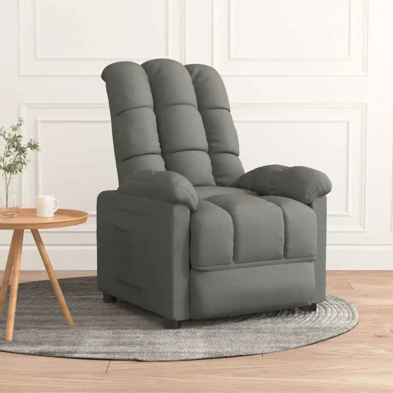 Verstelbare fauteuil voor ultiem comfort en ontspanning - Donkergrijs / 1 - Fauteuils & Relaxfauteuils