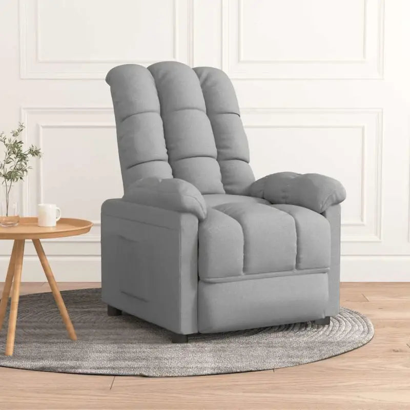 Verstelbare fauteuil voor ultiem comfort en ontspanning - Lichtgrijs / 1 - Fauteuils & Relaxfauteuils