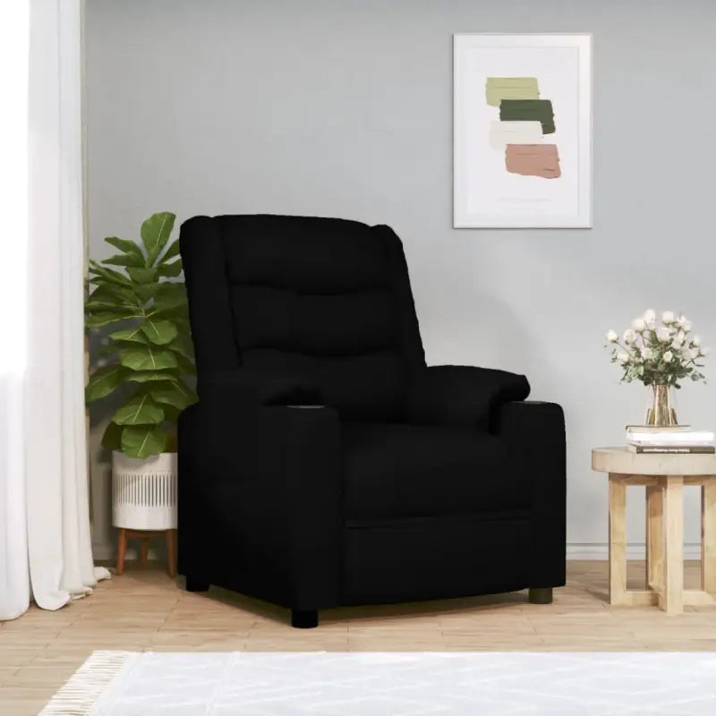 Verstelbare fauteuil voor ultiem comfort en ontspanning - Zwart / 1 - Fauteuils & Relaxfauteuils