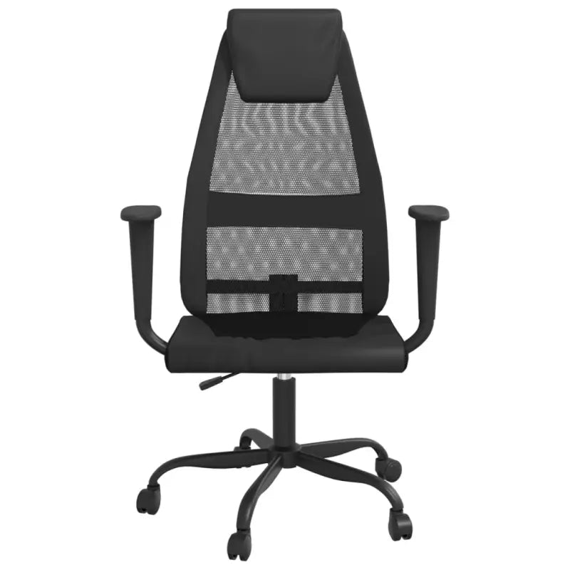 Verstelbare hoogte bureaustoel met ademende mesh voor ultiem comfort - Zwart / 1 - Bureaustoelen