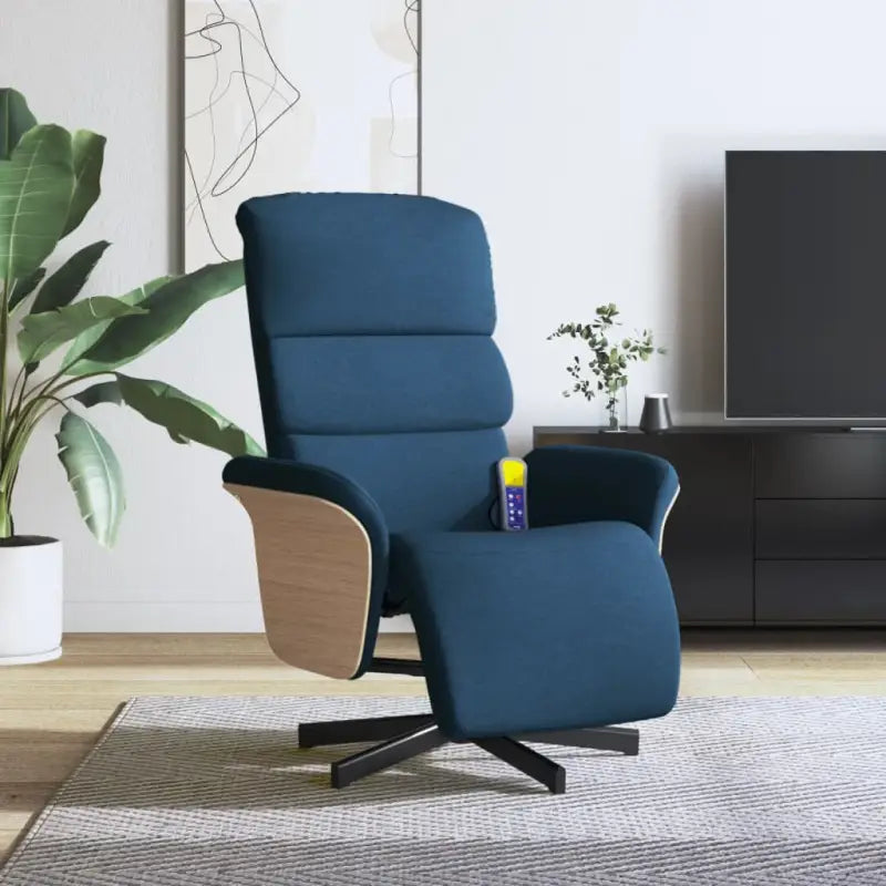 Verstelbare massagestoel voor ultiem comfort en gerichte massageervaring - Blauw / 1 - Fauteuils & Relaxfauteuils