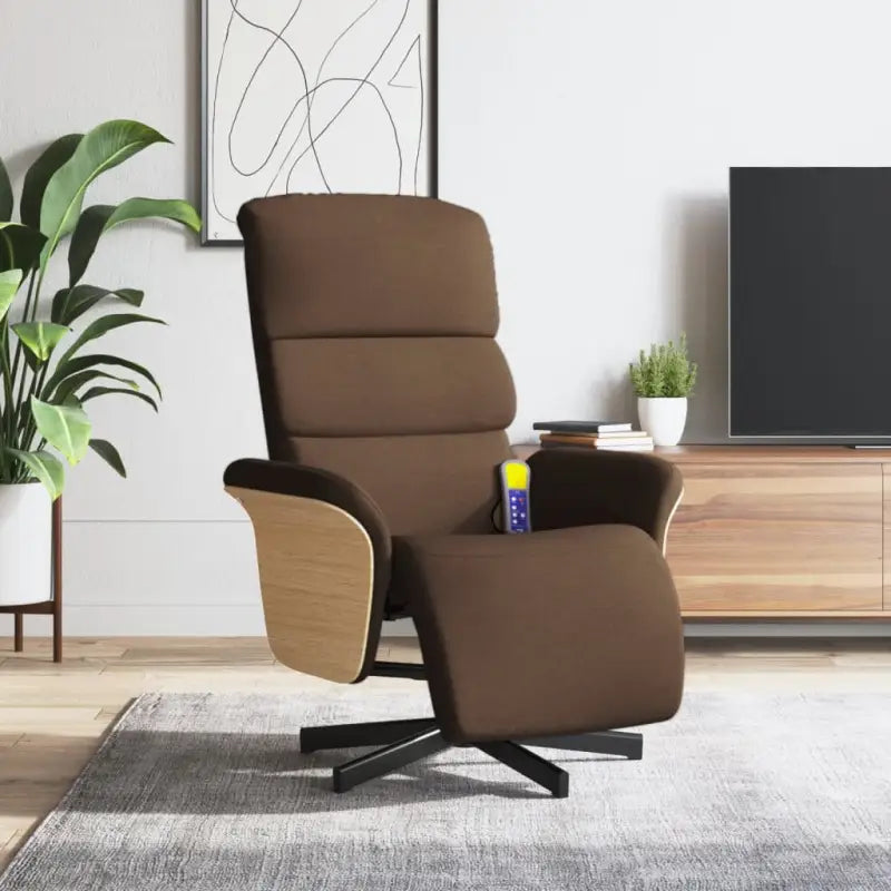 Verstelbare massagestoel voor ultiem comfort en gerichte massageervaring - Bruin / 1 - Fauteuils & Relaxfauteuils