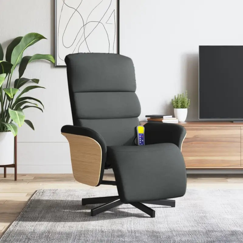 Verstelbare massagestoel voor ultiem comfort en gerichte massageervaring - Donkergrijs / 1 - Fauteuils & Relaxfauteuils