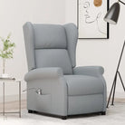 Verstelbare stoel met verstelbare rugleuning en voetensteun voor ultiem comfort - Lichtgrijs / 1 - Fauteuils &