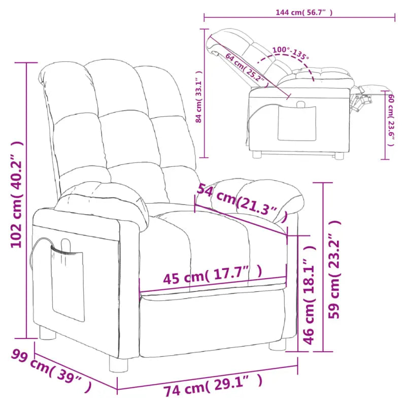 Verstelbare stoel voor ultiem comfort en ontspanning - Fauteuils & Relaxfauteuils