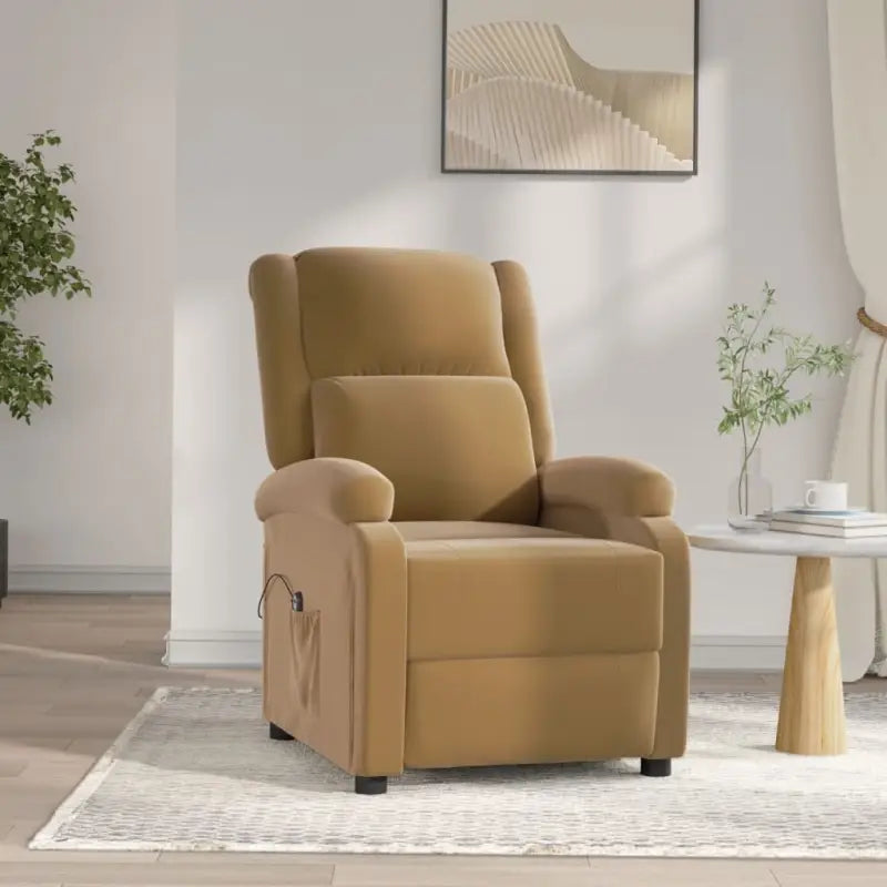 Verstelbare stoel voor ultiem comfort en relaxen - Bruin / 1 - Fauteuils & Relaxfauteuils