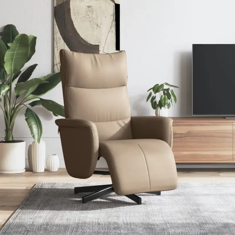 Verstelbare stoel voor ultiem ontspanning en comfort - Cappuccino / 1 - Fauteuils & Relaxfauteuils