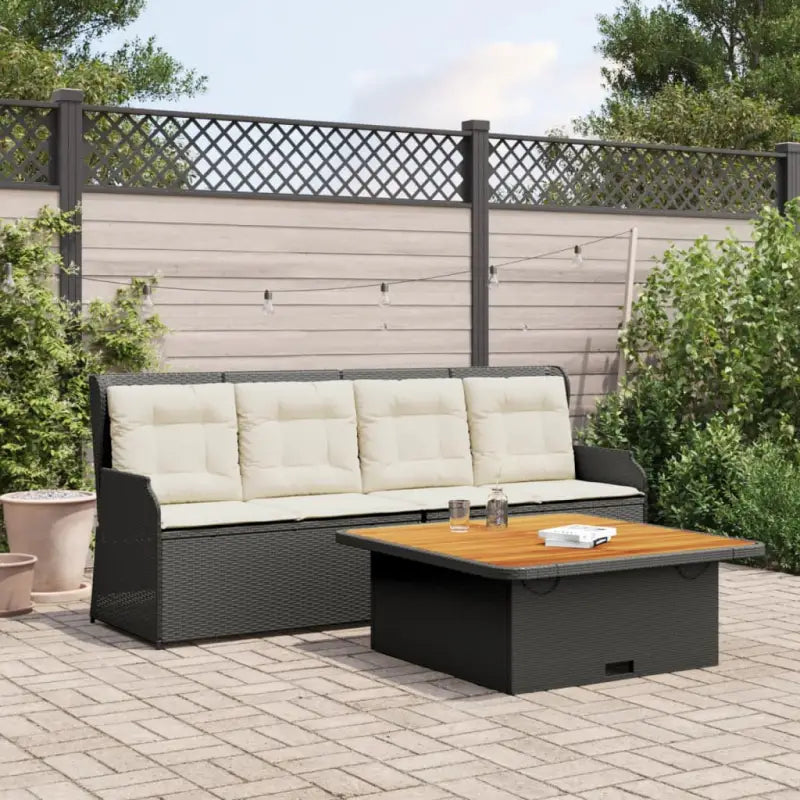 Verstelbare tuinbank van gepoedercoat staal voor je tuin of terras - Tuinsets
