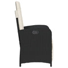 Verstelbare tuinstoel van poly rattan met wasbare hoes - Tuinstoelen