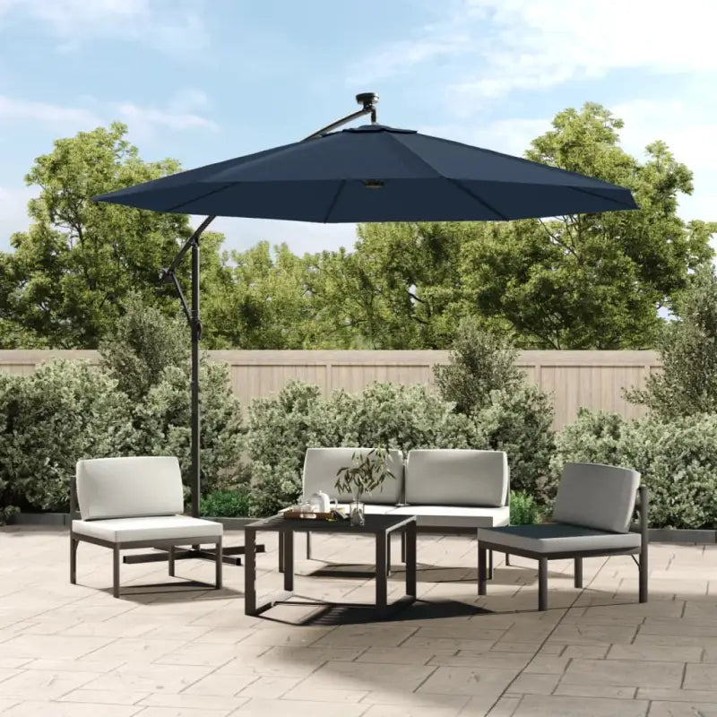 Vervangend parasoldoek voor schaduw en UV-bescherming - Blauw / 300 cm / 1 - Parasol- & zonweringdoeken