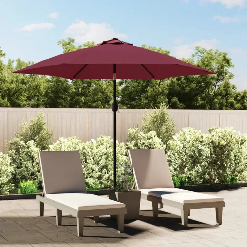 Vervangend parasoldoek voor schaduw en UV-bescherming - Bordeauxrood / 1 - Parasol- & zonweringdoeken