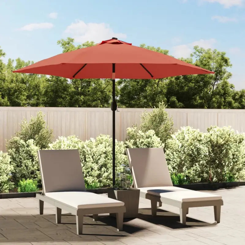 Vervangend parasoldoek voor schaduw en UV-bescherming - Terracotta / 1 - Parasol- & zonweringdoeken