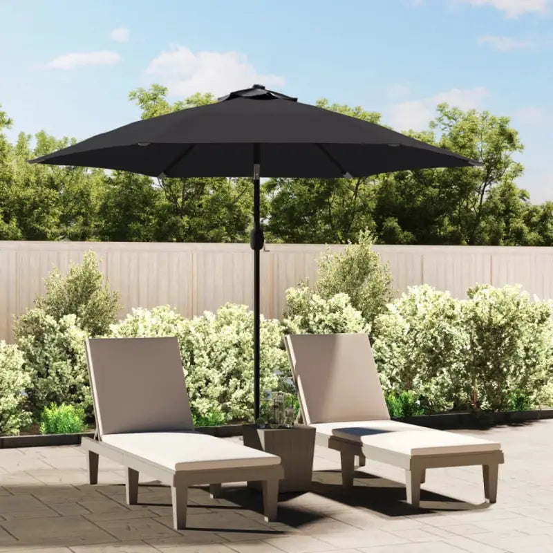 Vervangend parasoldoek voor schaduw en UV-bescherming - Zwart / 1 - Parasol- & zonweringdoeken