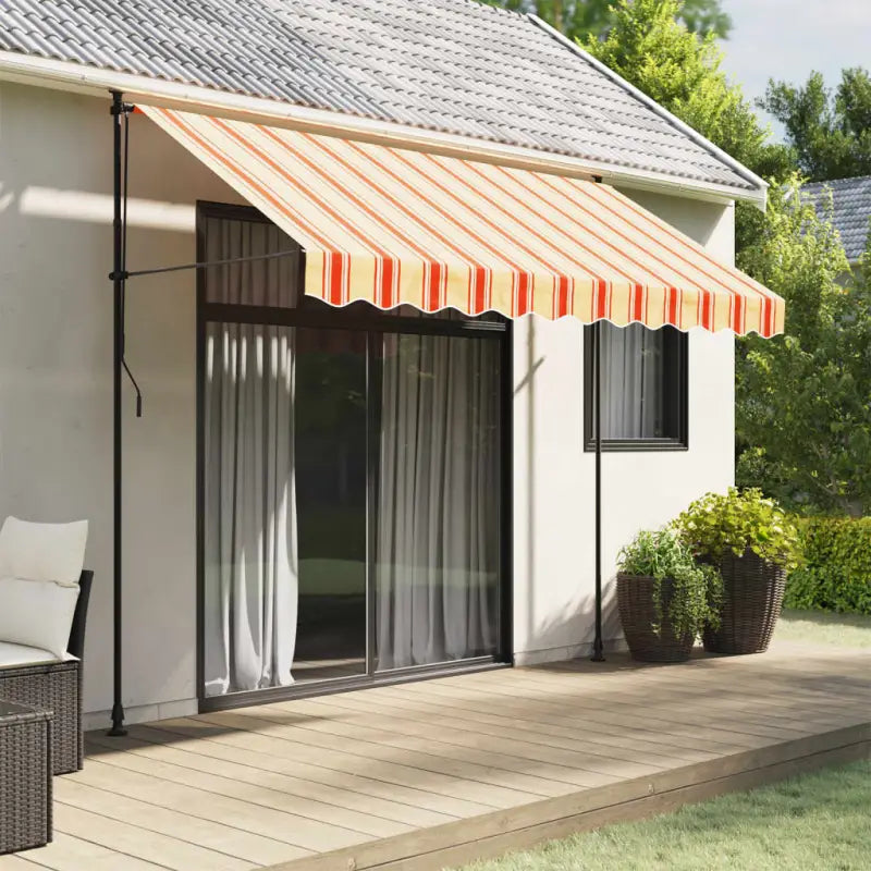 Vervangingsdoek voor Luifelrok voor een Frisse uitstraling - geel en oranje / 3 m / 1 - Zonwering
