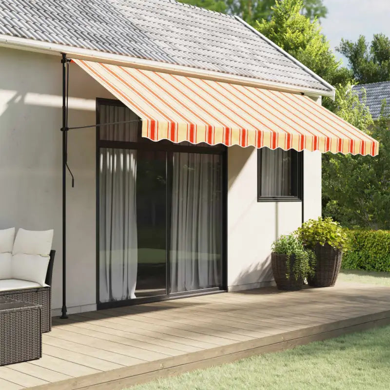 Vervangingsdoek voor Luifelrok voor een Frisse uitstraling - geel en oranje / 4 m / 1 - Zonwering