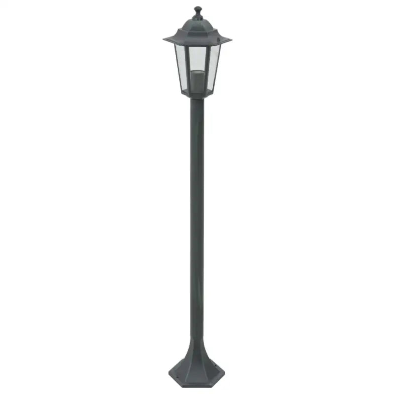 Vijfdelige tuinlampenset met PVC lampenkap en duurzame levering bevat - Buitenverlichting