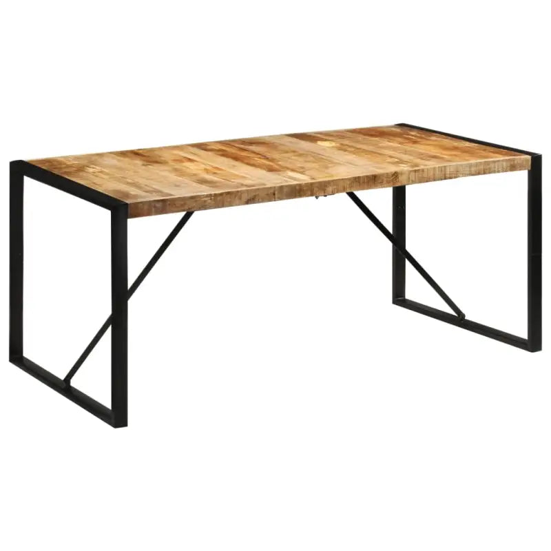 Vintage eettafel van massief gerecycled hout voor een opvallende woonruimte - Bruin / 1 / 175 cm - Eettafels