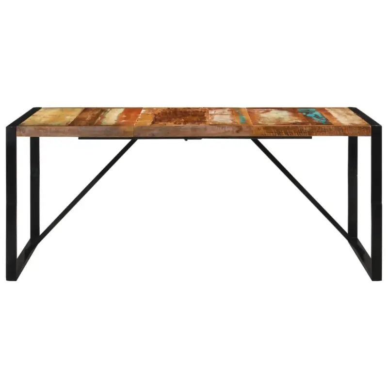 Vintage eettafel van massief gerecycled hout voor een opvallende woonruimte - Eettafels