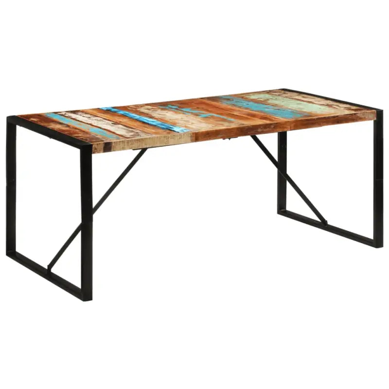 Vintage eettafel van massief gerecycled hout voor een opvallende woonruimte - Eettafels