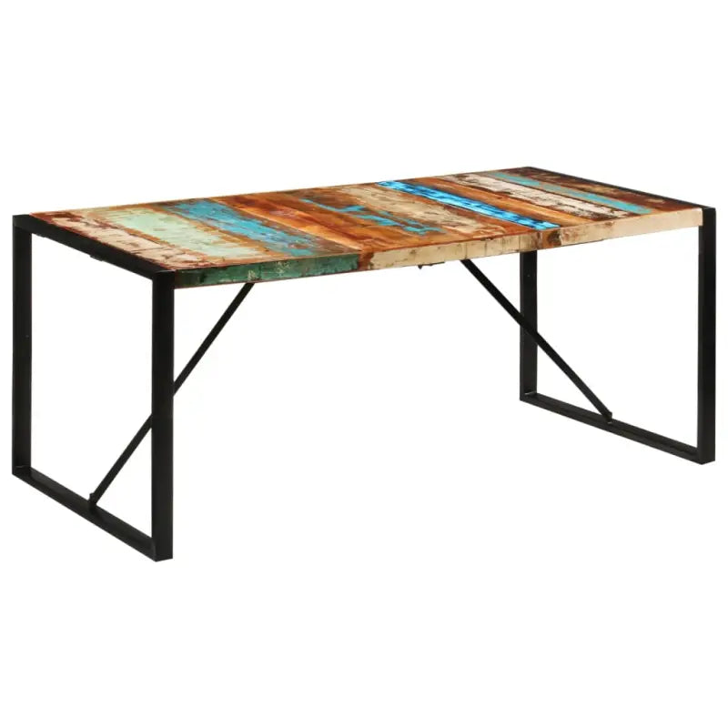 Vintage eettafel van massief gerecycled hout voor een opvallende woonruimte - Eettafels