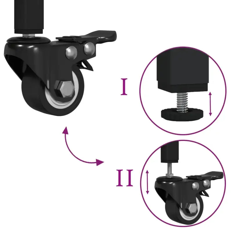 Vintage keukentrolley met bewerkt hout voor extra opbergruimte - Keukentrolleys