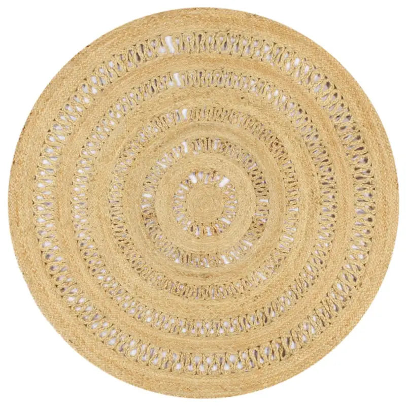 Vloerkleden met gevlochten jute voor een natuurlijke uitstraling - 150 cm - Vloerkleden