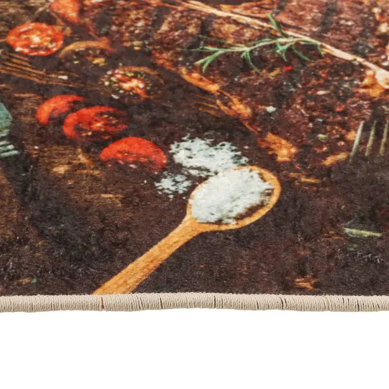 Vloerkleed met levendige kleuren en zacht fluweel voor de keuken - Vloerkleden