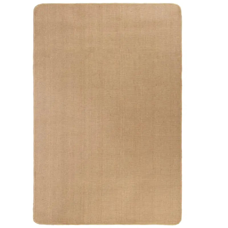 Vloerkleed van geweven jute met latex onderkant voor een natuurlijke uitstraling - Lichtbruin / 70 x 130 cm