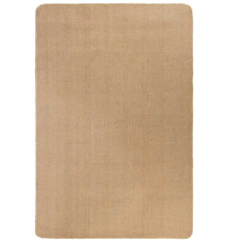 Vloerkleed van geweven jute met latex onderkant voor een natuurlijke uitstraling - Lichtbruin / 200 x 300 cm