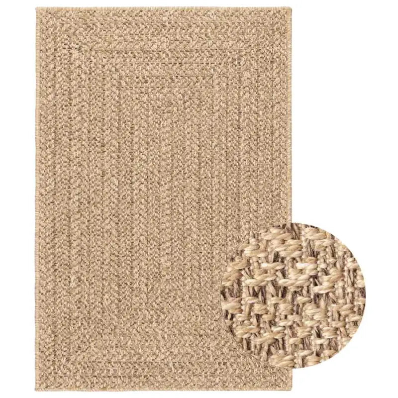 Vloerkleed voor binnen en buiten met gezellige sfeer - Bruin / 200 x 290 cm / Rechthoekig - Vloerkleden