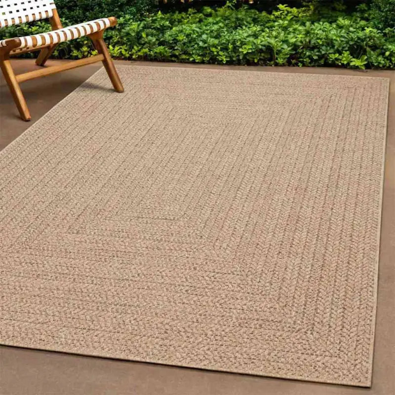 Vloerkleed voor binnen en buiten met gezellige sfeer - Bruin / 80 x 250 cm / Rechthoekig - Vloerkleden
