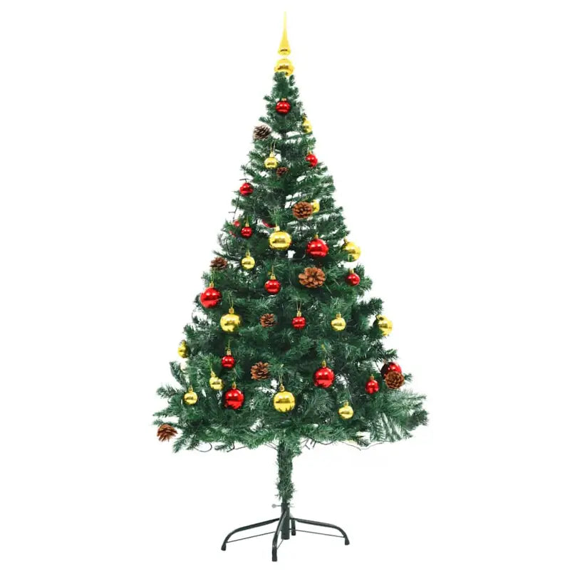 Volledig versierde kunstkerstboom voor zowel binnen- als buitengebruik - Kerstbomen