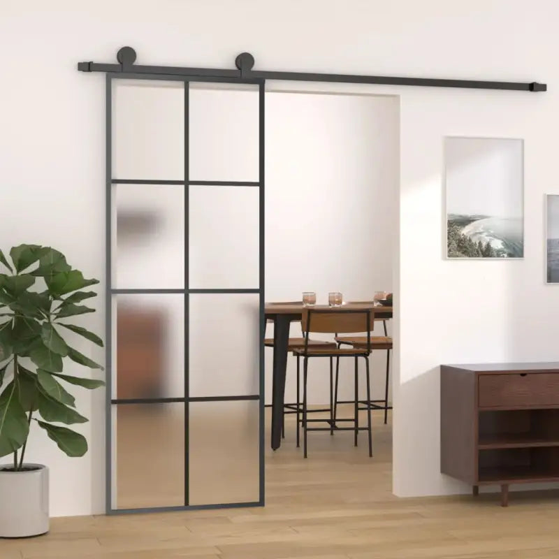 Voordeuren met eenvoudige installatie en stabiel aluminium frame - 76 x 205 cm / 1 / 4x2 rooster - Voordeuren
