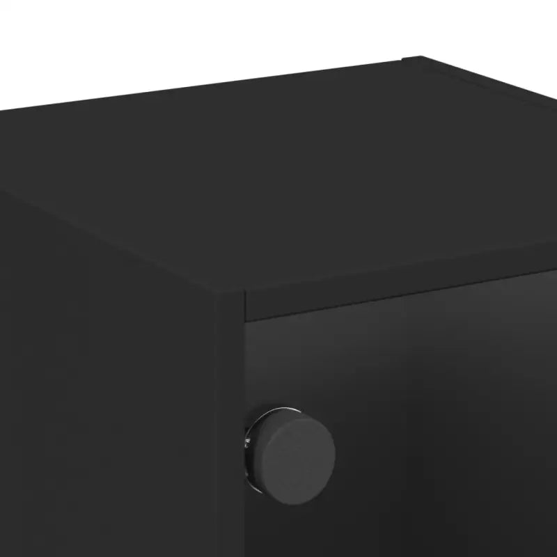 Wandgemonteerd nachtkastje met glazen deur en stabiel blad - Nachtkastjes