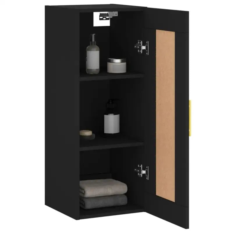 Wandgemonteerde buffetkast van bewerkt hout met elegant ontwerp - Dressoirs & buffetkasten
