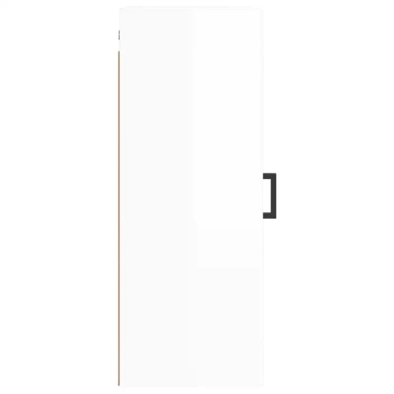 Wandgemonteerde dressoir in hoogglans wit van bewerkt hout - Dressoirs & buffetkasten