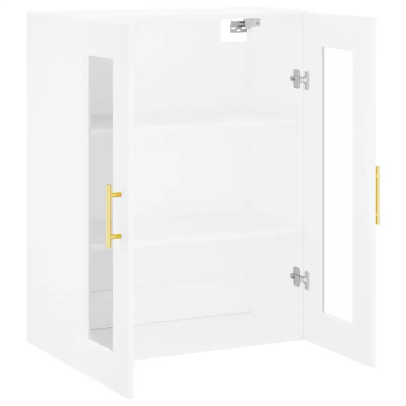 Wandgemonteerde dressoir van bewerkt hout met elegant ontwerp - Dressoirs & buffetkasten