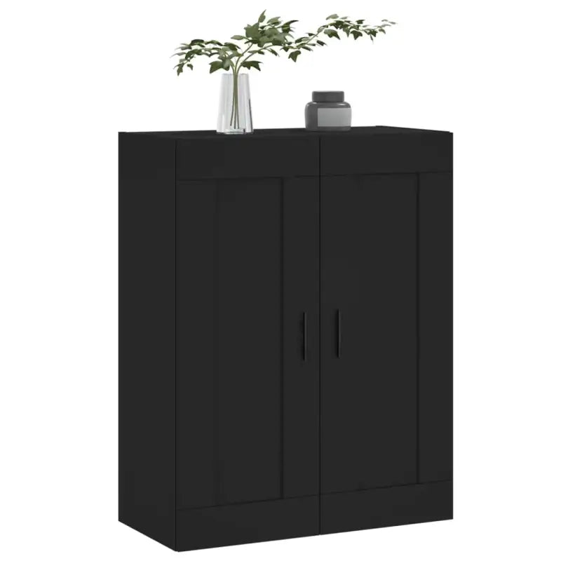 Wandgemonteerde kast van bewerkt hout met elegant ontwerp - Dressoirs & buffetkasten