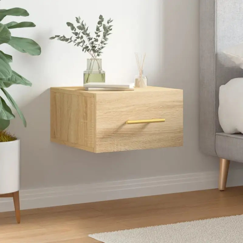 Wandgemonteerde opbergkasten van bewerkt hout voor je interieur - Sonoma eiken / 1 - Opbergkasten & lockerkasten