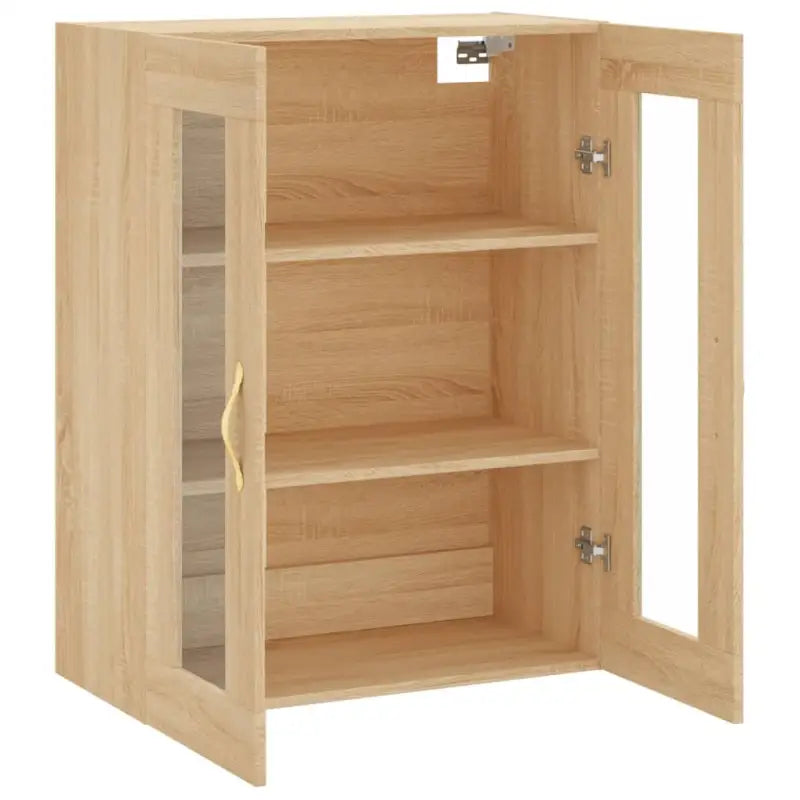 Wandkast in bewerkt hout met elegant en duurzaam ontwerp - Dressoirs & buffetkasten