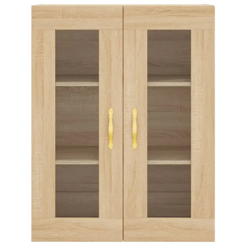 Wandkast in bewerkt hout met elegant en duurzaam ontwerp - Dressoirs & buffetkasten
