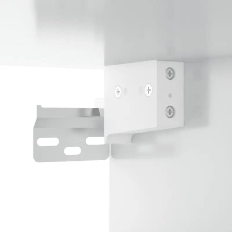 Wandplank in hoogglans wit van bewerkt hout voor jouw woonkamer - Wandplanken