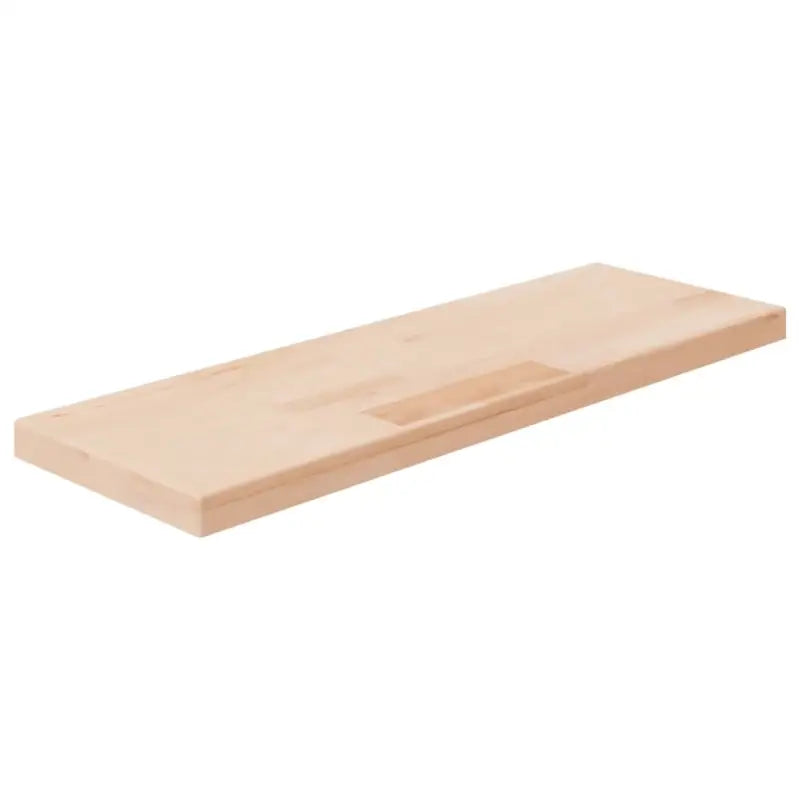 Wandplank in onbehandeld massief eikenhout voor extra opbergruimte - 60 x 20 x 2.5 cm / 1 - Wandplanken